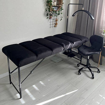 Кушетка Stark-70 для лашмейкерів та бровістів з поперечним наповнювачем