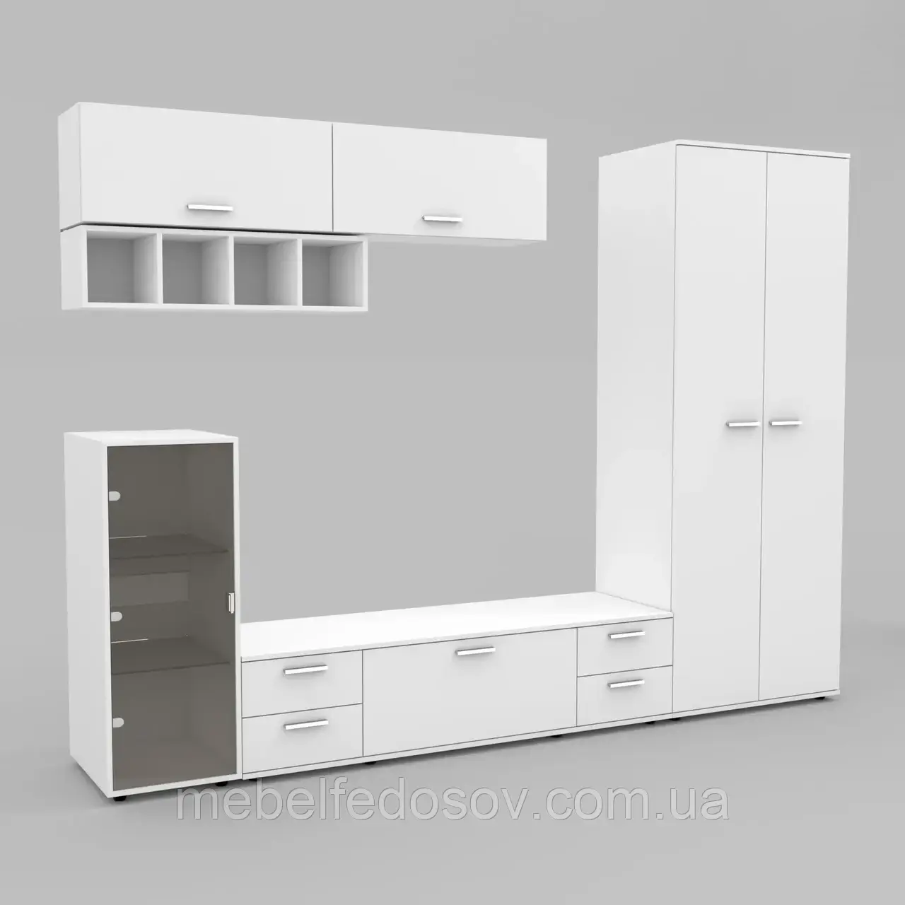 Стенка в гостиную Hugo-1(Хьюго-1), 2860х520х2120мм фабрика Континент, фото 1