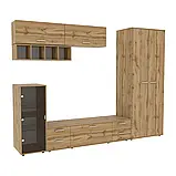 Стенка в гостиную Hugo-1(Хьюго-1), 2860х520х2120мм фабрика Континент, фото 4