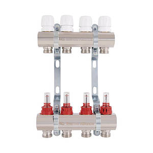 Колектор з витратомірами SD Plus 1" 4 виходи SD235W4