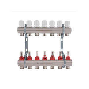 Колектор з витратомірами SD Plus 1" 7 виходів SD235W7