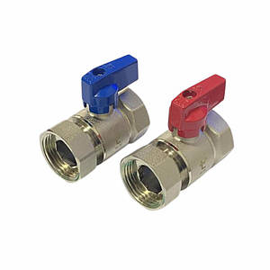 Комплект кранів кульових 1" ВВ прямий, PN40, з накидною гайкою Standart TAS262RBW25 Thermo Alliance