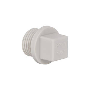 Заглушка PPR Thermo Alliance з різзю 20х1/2" НР