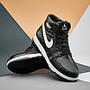Підліткові зимові шкіряні черевики, кросівки чорні з натуральної шкіри на хутрі на зиму для хлопчика підлітка, розмір 36-40, фото 7