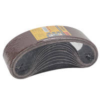 Наждачна папір кольцева P80 для шліфування дерева, металу та пластику 75x533 мм 10 штук