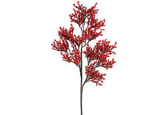 Штучна гілка з червоними ягодами 152см