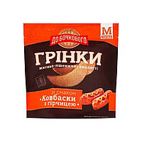 Грінки житньо пшеничні зі смаком "КОВБАСКИ З ГІРЧИЦЕЮ" 90г
