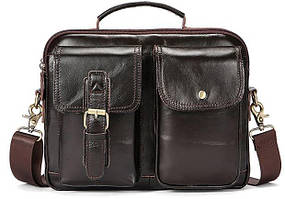 Сумка чоловіча шкіряна Vintage 14819 Коричнева