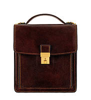 Маленький шкіряний портфель — Walgen — Коричневий колір — Time Resistance 5242701