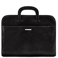 Чоловіча шкіряна папка-портфель Tuscany Leather Sorrento TL141022 (Чорний)