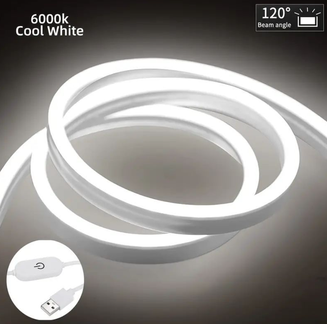 Кріплення гнучкого неону без шурупів та затискачів Гнучкий неон на клейкій стрічці — goodcase.com.ua