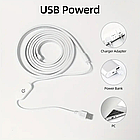 Гнучкий неон теплий білий 10 метрів usb, Неонова силіконова світлодіодна LED стрічка з регулюванням яскравості, фото 3