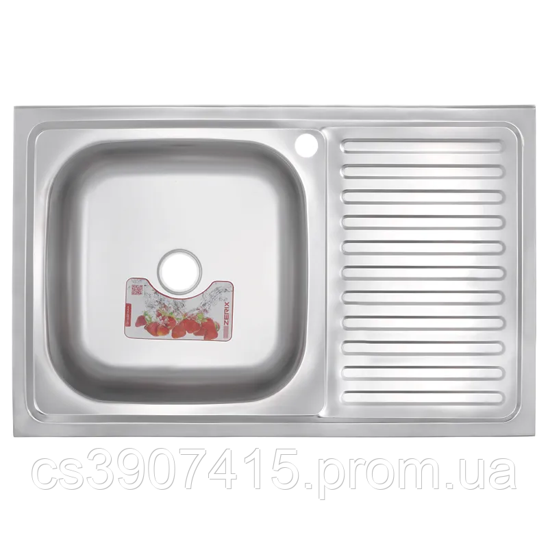 Мийка кухонна Zerix Z8050L-06-160P (POLISH) (ZS0593), фото 1