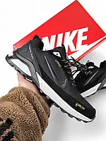 Чорні чоловічі кросівки Nike Rivah Black White Gore-Tex Winter Fur x Ейр Форс 41