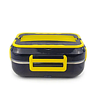 Ланч - бокс з підігрівом W20 Живлення від мережевого або автомобільного адаптера 220V/12V, фото 2