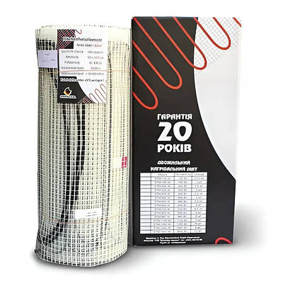 Двожильний нагрівальний мат Shtoller Ecotherm 180 Вт/м²