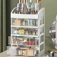 Органайзер для косметики, 4 ящики, 33х22х16, 5 см/Ксметичний органайзер/підставка для косметики