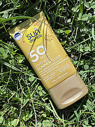 Флюїд для обличчя та декольте SPF 50 антивіковий сонцезахисний Sundanse Anti-Age Sonnenfluid SPF 50