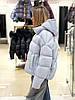 Пуховик жіночий Chanevia 25526 LIGHT BLUE, фото 3