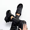 Ультра модні чорні зимові кросівки дутики лімітована колекція, фото 8