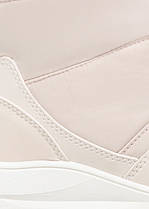 Дутики жіночі зимові з натуральної шкіри та балону (N 2 беж), фото 4