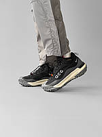 Чоловічі сірі кросівки Nike ACG Mountain Fly Black Grey Gore-Tex Winter Fur x Найк 41