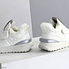 Ультра модні білі зимові кросівки дутики лімітована колекція, фото 5