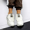Ультра модні білі зимові кросівки дутики лімітована колекція, фото 8
