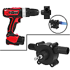 Насос на дриль для перекачування рідин / Насадка на шурупокрут / Насадка-насос для перекачування палива та води, фото 6