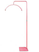 Професійна безтіньова LED-лампа 36 Вт на штативі для нарощування вій, тату та косметологічних процедур Рожева