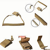 Пістолетний страхувальний шнур САА (Ізраїль) кручений пружинного типу КОЙОТ для будь-якого пістолета, фото 3