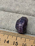 Сапфір кабошон камінь 23*17.5*13.5 мм. Індійський сапфір крапля. Кабошон з сапфіру., фото 6