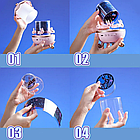 Акумуляторний нічник-проектор "Карусель", 12 слайдів, з USB / Нічник з проекцією в дитячу кімнату, фото 6