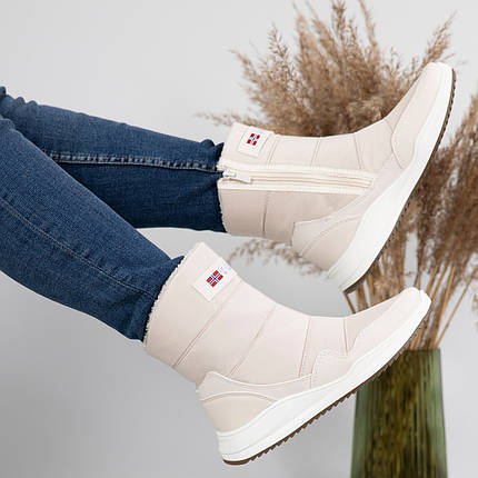 Дутики зимові жіночі бежеві (N 2 беж), фото 1