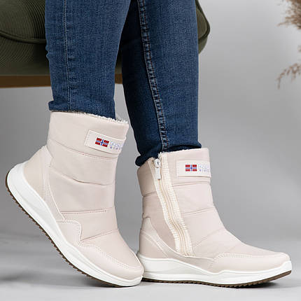 Дутики жіночі зимові від виробника (N 2 беж), фото 1