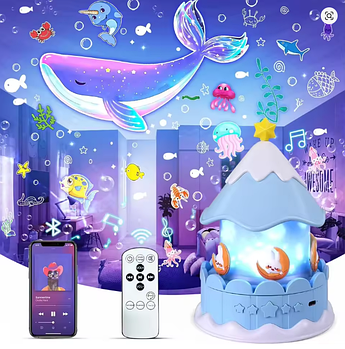 Нічник-проєктор «Зачарована принцеса» — дитячий проєктор із 13 стиками