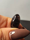 Обсидіан натуральний кабошон з обсидіану. Камінь овал для ваших прикрас., фото 2