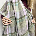 Фланель картата, олива/лаванда, фото 3