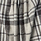 Фланель картата, беж/шоколад, фото 2