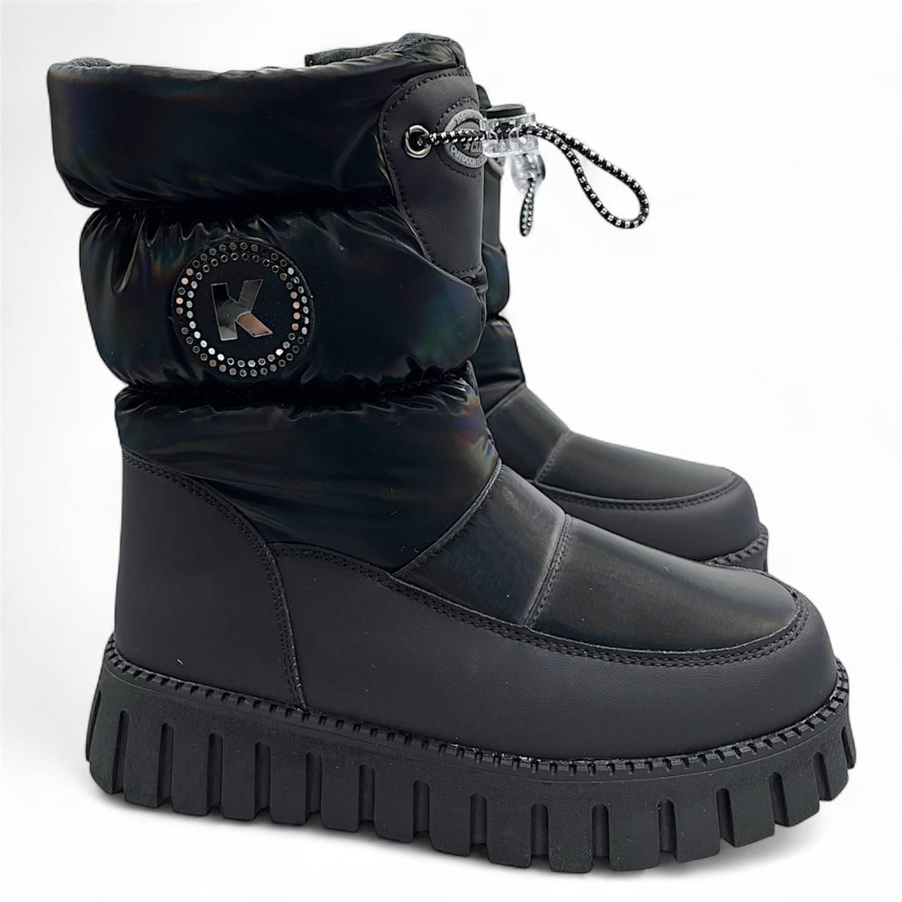 Дитячі зимові термочеревики для дівчинки American Club 33-37р, фото 1