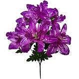 Штучні квіти букет орхідея Кримська, 46см, фото 2