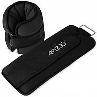 Обважнювачі-манжети для ніг та рук 4FIZJO 2 x 2 кг Black (P-5907739311108)