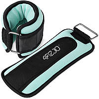 Обважнювачі-манжети для ніг та рук 4FIZJO 2 x 0.5 кг Black/Turquoise (P-5907739311887)