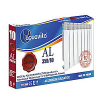 Секция литого алюминиевого радиатора AQUAVITA 350/80, 20 бар