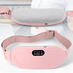 Бездротовий масажер-грілка від менструальних болів і спазмів Рожевий