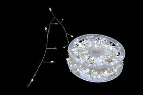 XMAS Гірлянда срібний провід таймер пульт дистанційного керування режими 6Вт 50M 220V W-2 SILVER LINE