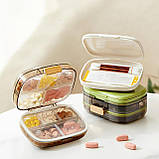 Органайзер для таблеток TravelBox 10 - герметична таблетниця з 10 відділеннями, фото 2