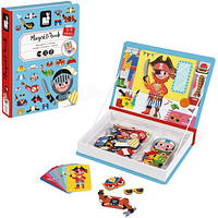 Магнітна книга Janod Наряди для хлопчика 36ел