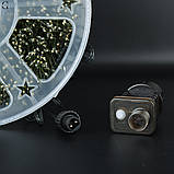 Гірлянда Роса Мішура 100м 3000 LED на зеленому мідному дроті з пультом IP44/IP65 вулична, фото 9