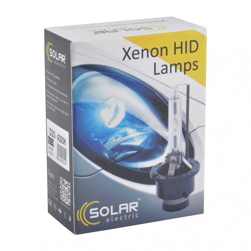 SOLAR D2S , 4300K,85V,35W PK32d-2, (2шт.), фото 1